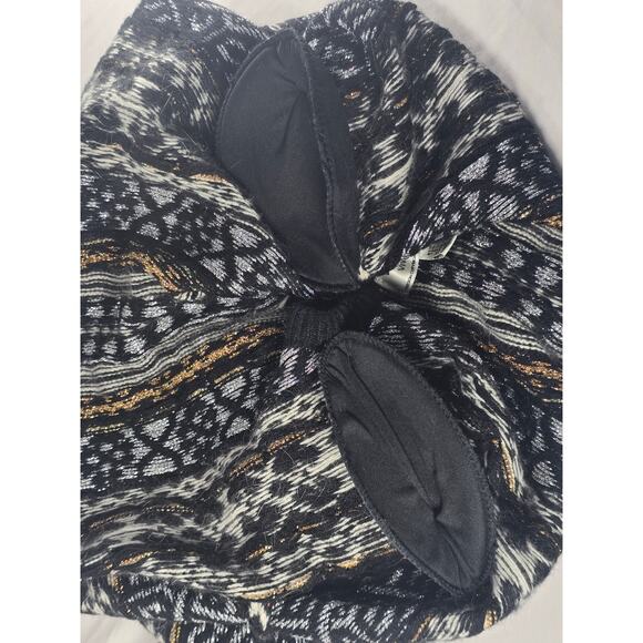 Vintage Kitty Hawk by Vivian Wang Sweater M Angora Metallic Norway Style Knit - Picture 4 of 4